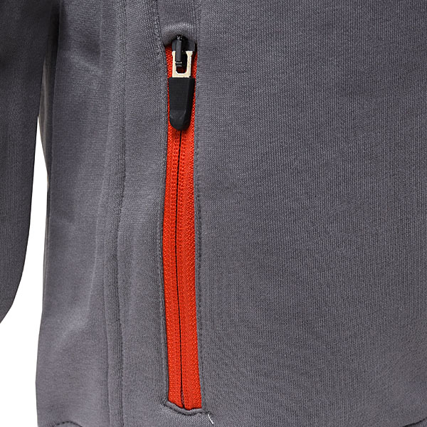 ABARTH Zip Up Hooded Felpa(Technical/Grey)