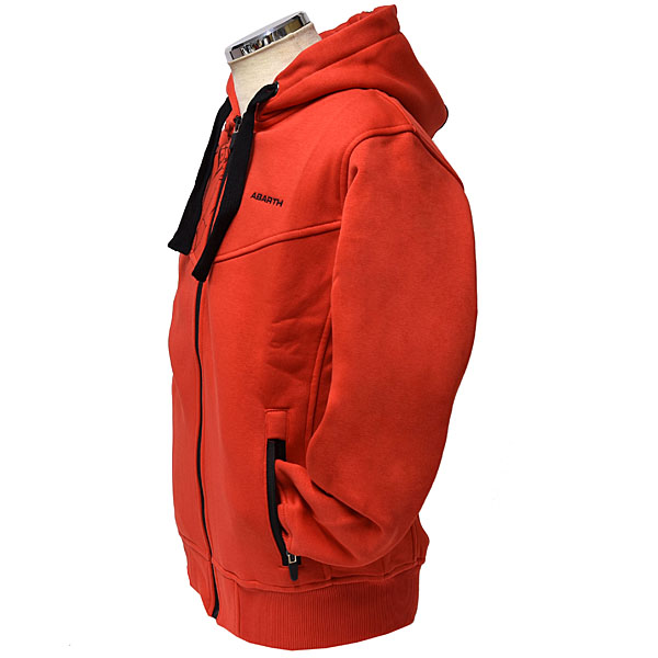 ABARTH Zip Up Hooded Felpa(Technical/Red)