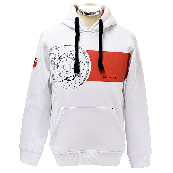 ABARTH Hooded Felpa(Technical/White)