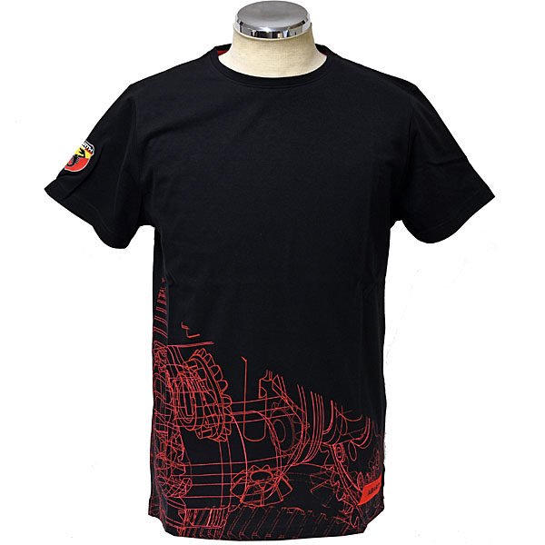 ABARTH T-Shirts(Technical/Gear)Black