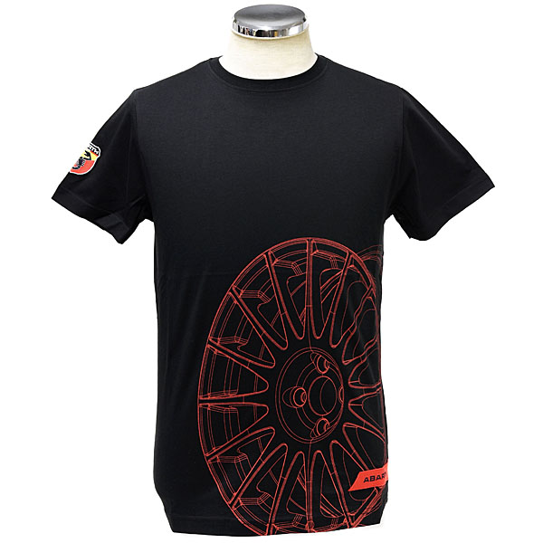 ABARTH T-Shirts(Technical/Wheel)Black