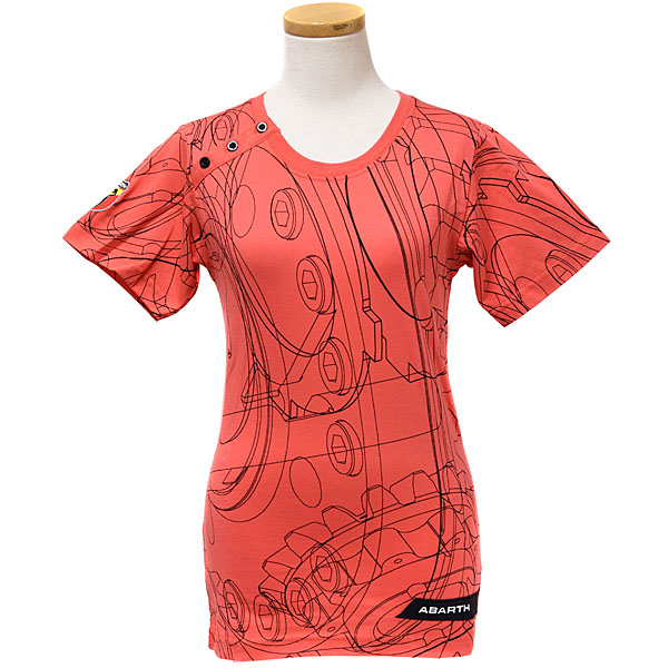 ABARTH T-Shirts(Technical/Red)for women
