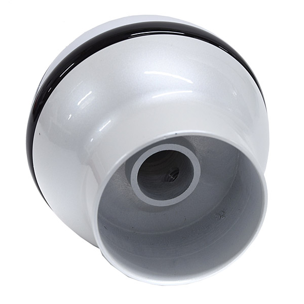 Alfa Romeo Biscione Aluminium Gear Knob(Reverse Lock/White/Black Line)