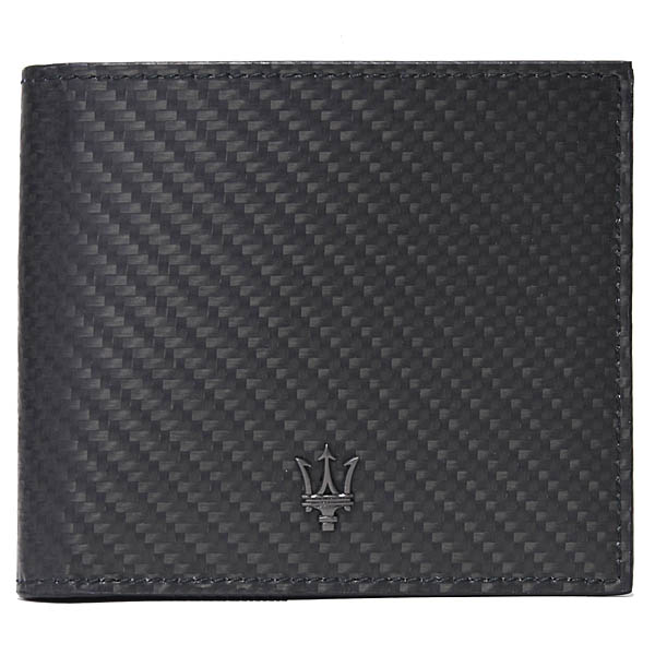 MASERATI Leather Wallet(MASERATI CORSE/Carbon Pattern)