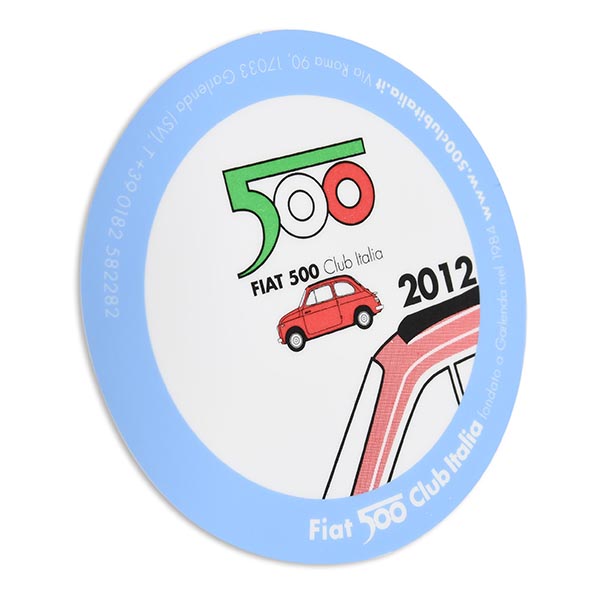 FIAT 500 CLUB ITALIA 2012 Sticker(Reverse Type)