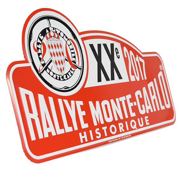 Rally Monte Carlo Historique2017 Official Metal Plate(Large)