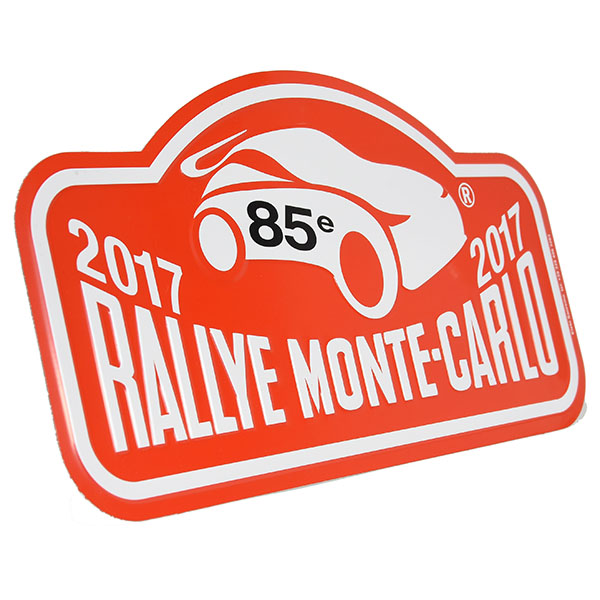 Rally Monte Carlo 2017 Official Metal Plate(Large)