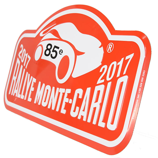 Rally Monte Carlo 2017 Official Metal Plate(Large)