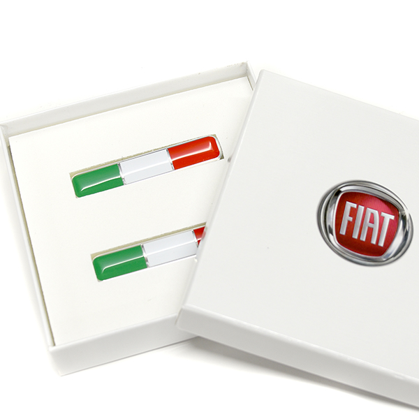 FIAT Genuine Italian Flag Emblem Set<br><font size=-1 color=red>11/14到着</font>
