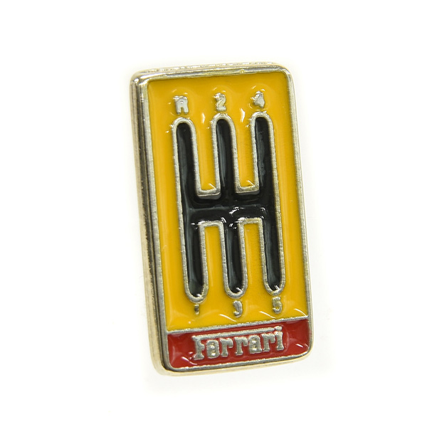Ferrari Shift Gate Shaped Pin Badge