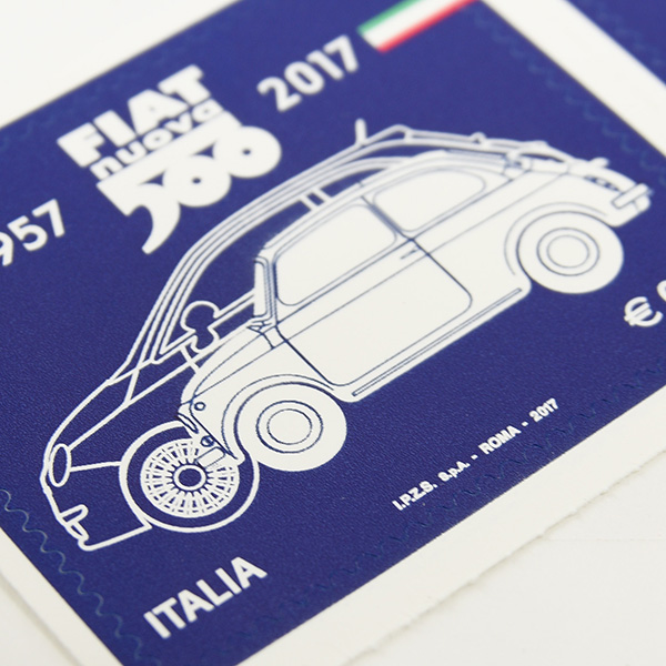 FIAT 500 60anni Memorial Stamp Set