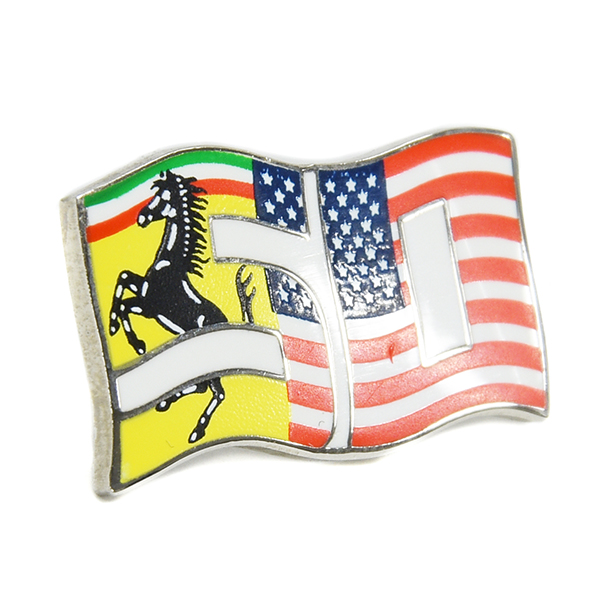 Ferrari North America 50th Memorial Pin Badge