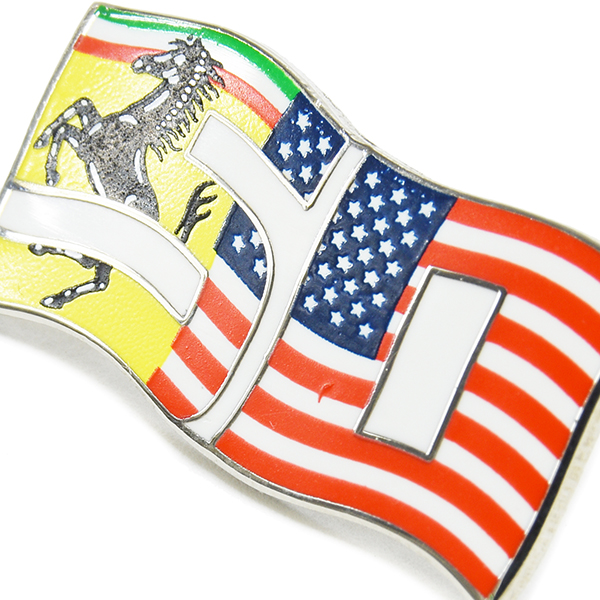 Ferrari North America 50th Memorial Pin Badge