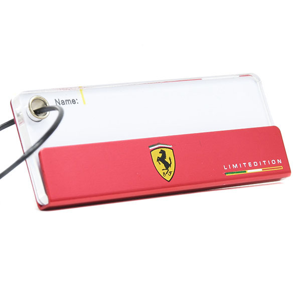 Ferrari STORE Madrid Official Name Tag