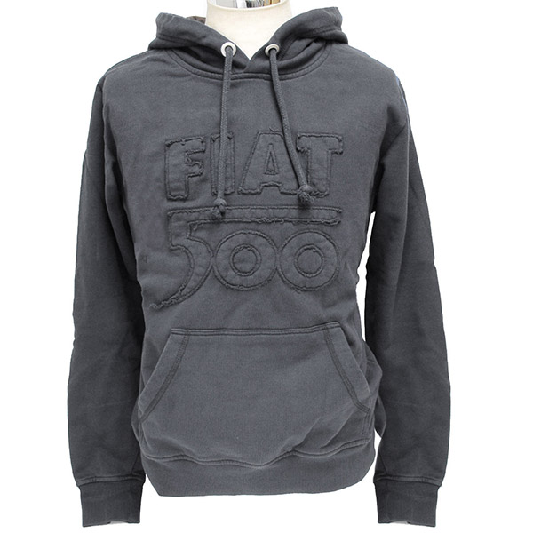 FIAT 500 Hooded Felpa (Gray)