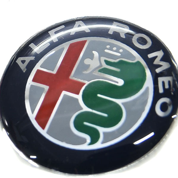 Alfa Romeo 3D New Emblem Stickers(15mm/2pcs.)