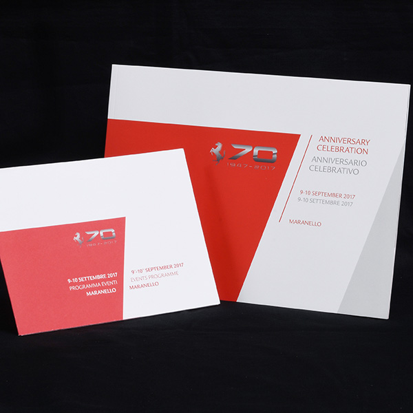 Ferrari純正創立70周年記念式典ゲスト用ブック