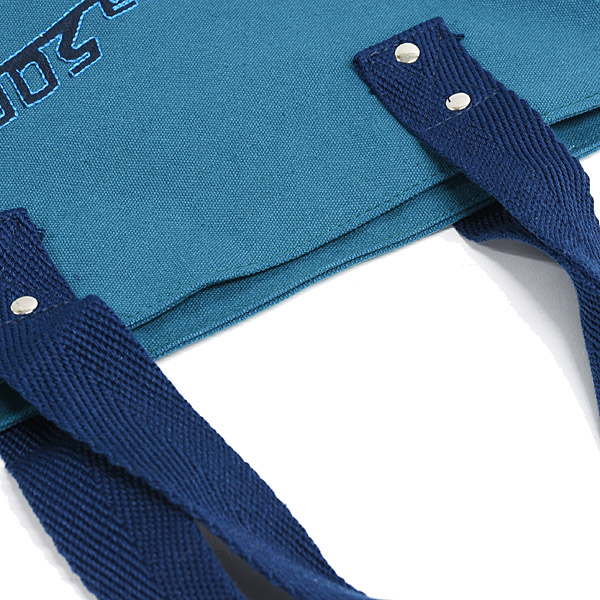 FIAT Nuova 500 Canvas Tote Bag(Blue-Green)