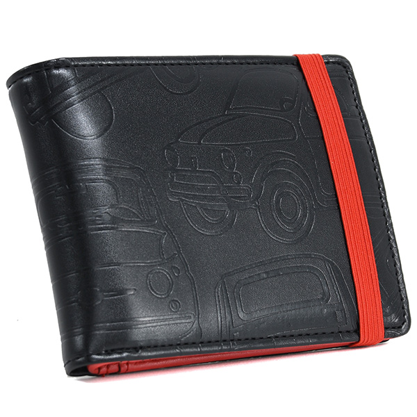 FIAT Nuova 500 Emboss Wallet(Black)