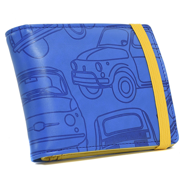 FIAT Nuova 500 Emboss Wallet(Blue)