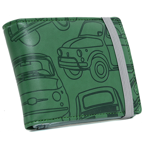 FIAT Nuova 500 Emboss Wallet(Green)