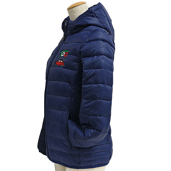FIAT 500 CLUB ITALIA Kilting Jacket(for Women/Navy)
