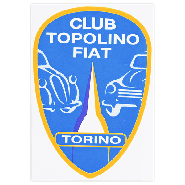 CLUB TOPOLINO FIATペーパーステッカー