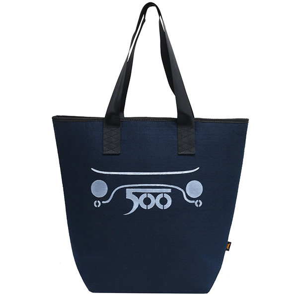 FIAT 500 CLUB ITALIA Tote Bag(Navy)