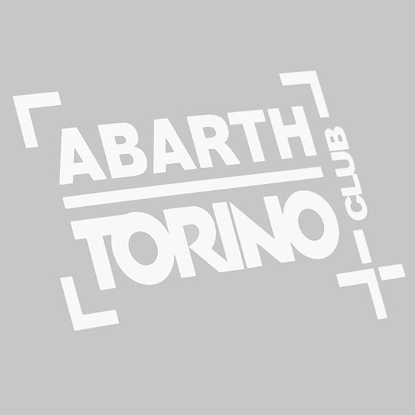 CLUB ABARTH TORINO Sticker(Die Cut/White)