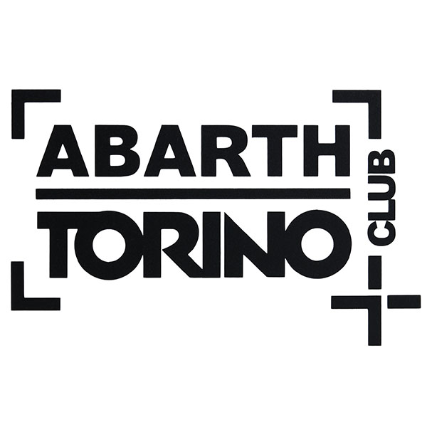 CLUB ABARTH TORINO Sticker(Die Cut/Black)