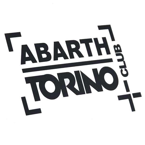 CLUB ABARTH TORINO Sticker(Die Cut/Black)