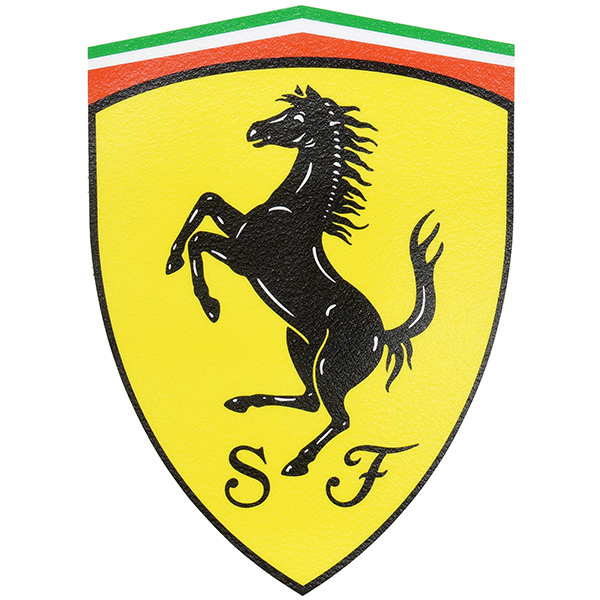 Ferrari純正Scuderia Ferrariエンブレムステッカープレート(TEAM備品用)