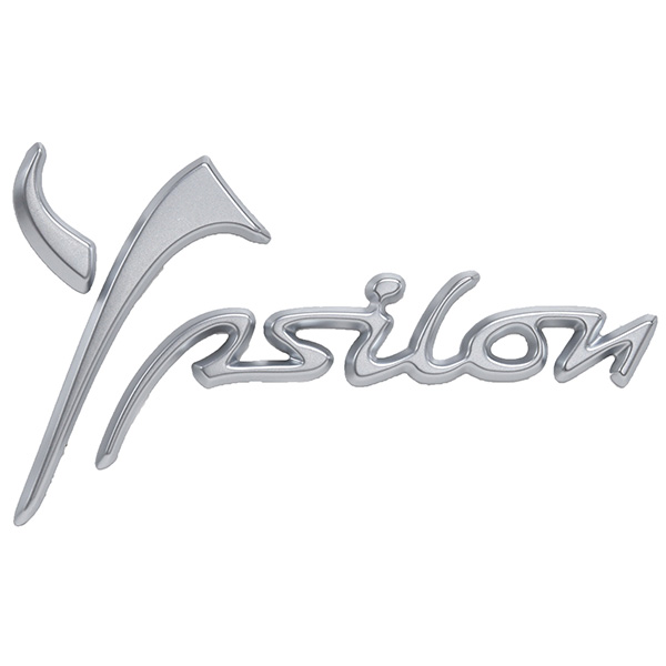 LANCIA Genuine Ypsilon 3 Logo Emblem(Satin Silver)