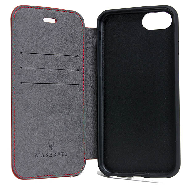 MASERATI iPhone 6/6s/7/8 Book Shaped Case-GRANLUSSO/Red-