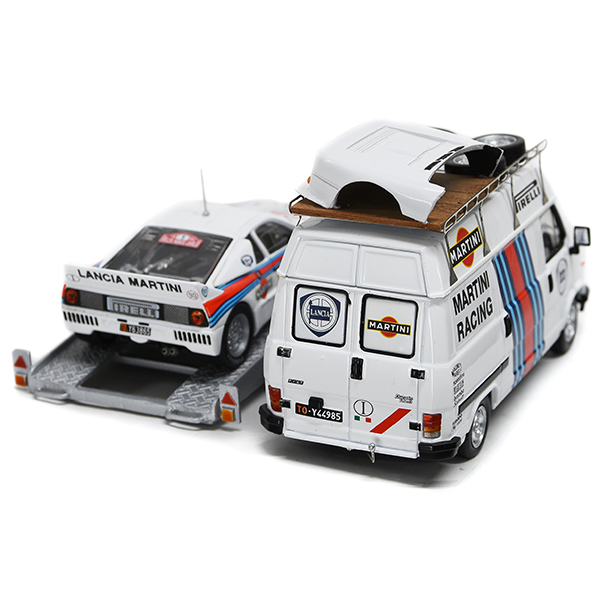 1/43 LANCIA 037 Rally&MARTINI RACING Transporter Miniature Model