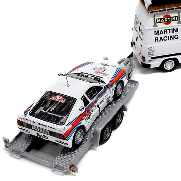1/43 LANCIA 037 Rally&MARTINI RACING Transporter Miniature Model