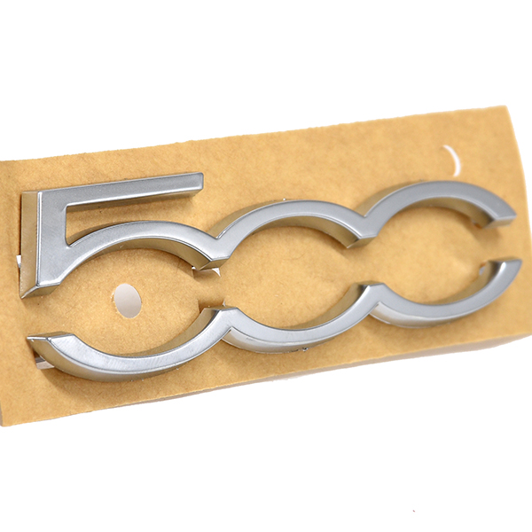 FIAT/ABARTH 500 Dashboard Emblem Logo(Satin Silver)