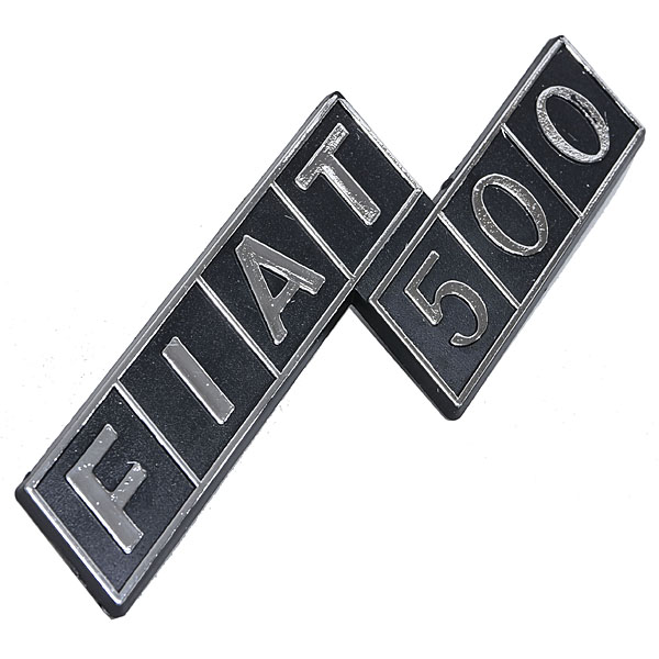 FIAT 500 Logo Plate(Plastic)