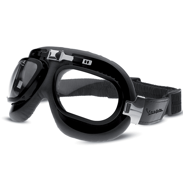 Vespa Official Vintage Style Goggle(Black)