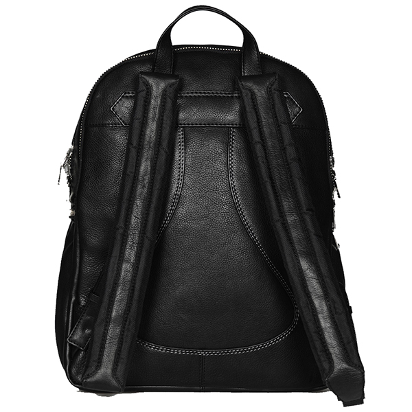 Vespa Official Leather & Nylon Back Pack-SPRINT 2018-
