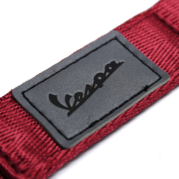 Vespa Official Strap Shaped Keyring-JOURNEY/Red-