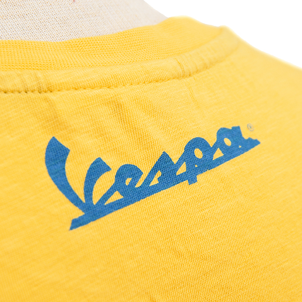 Vespa Official T-shirts-Primavera/Yellow-
