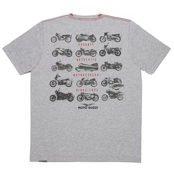 Moto Guzzi Official T-shirts-GARAGE-