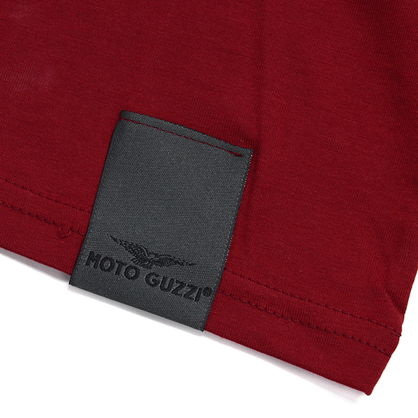 Moto GuzziオフィシャルTシャツ-CLASSIC-(レッド)