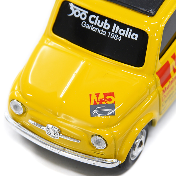 1/43 FIAT Nuova 500 Miniature Model(MUSEO 500 Version/Yellow) by FIAT 500 CLUB ITALIA