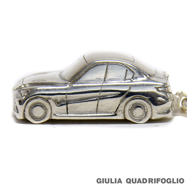 Alfa Romeo Giulia Spider Sterling silver Keyring