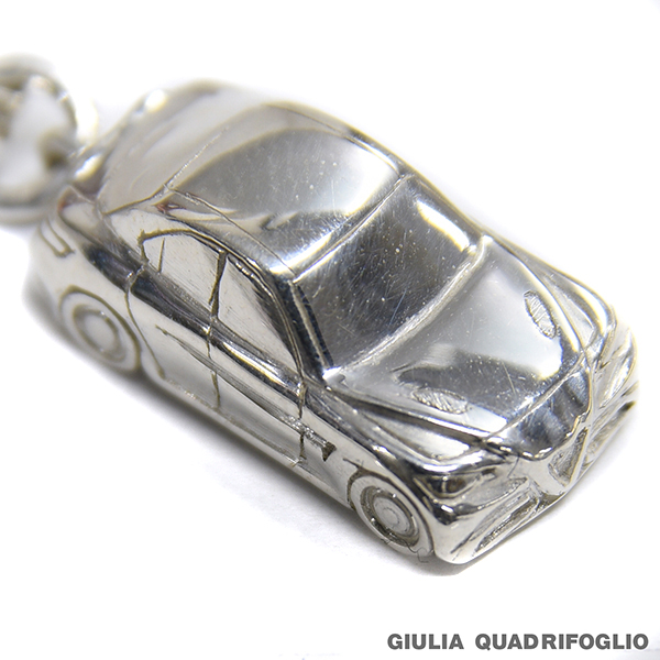 Alfa Romeo Giulia Spider Sterling silver Keyring