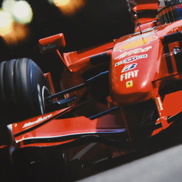 Scuderia Ferrari 2007 Press Photo-Kimi Raikkonen Signed-
