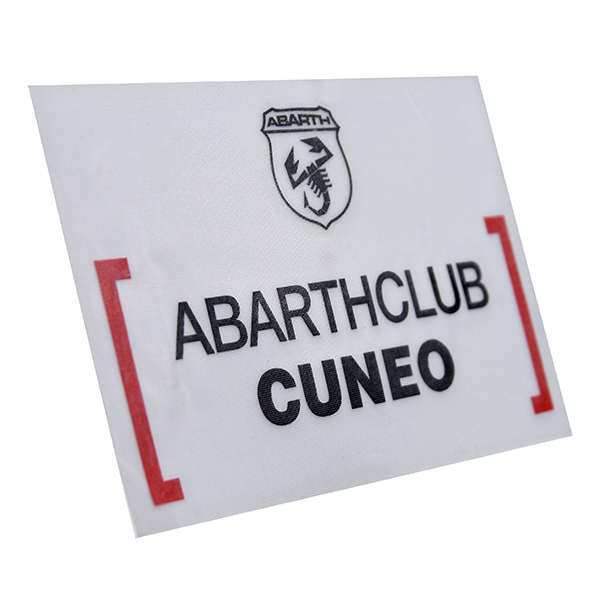 ABARTH CLUB CUNEO Sticker(Die Cut/Black)