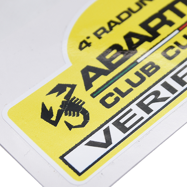 ABARTH CLUB CUNEO VERIFICATO Sticker